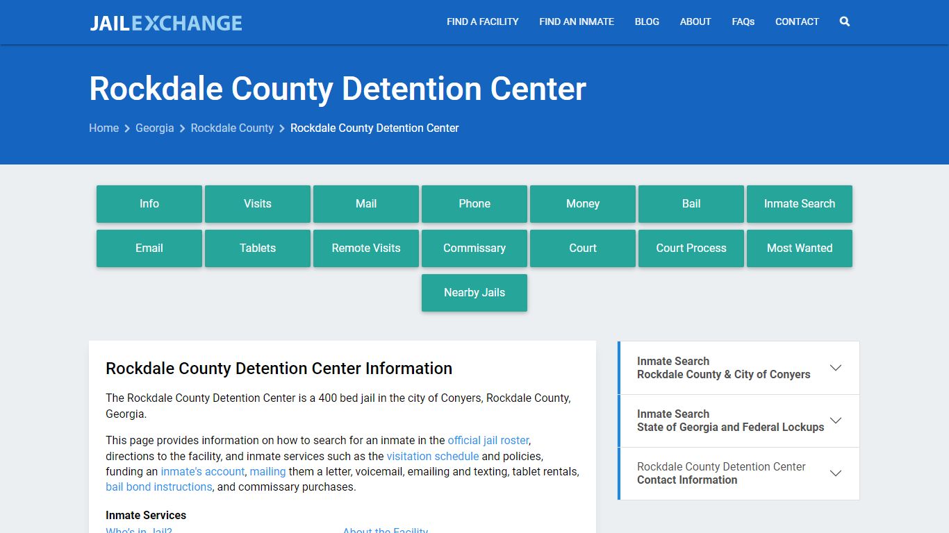 Rockdale County Detention Center - Jail Exchange